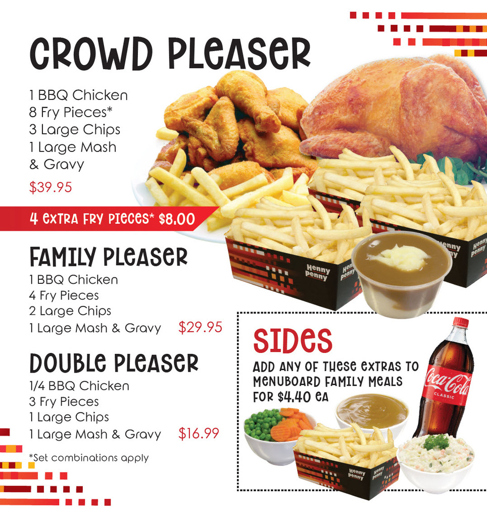 Menu Henny Penny